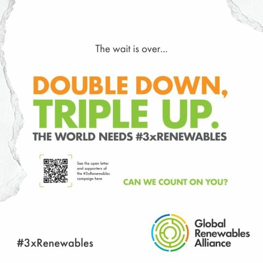 3X Renewables Global Renewables Alliance