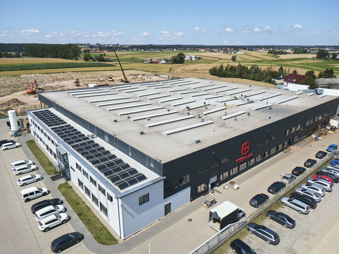 Factory with SolarEdge instillation