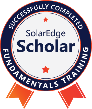 SolarEdge Scholar badge