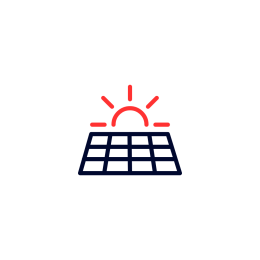 Solar panel icon