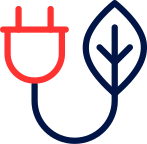 Green energy icon