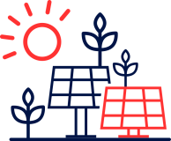 Solar panels icon