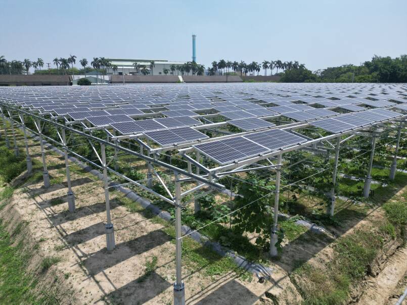 Agrivoltaic instillation