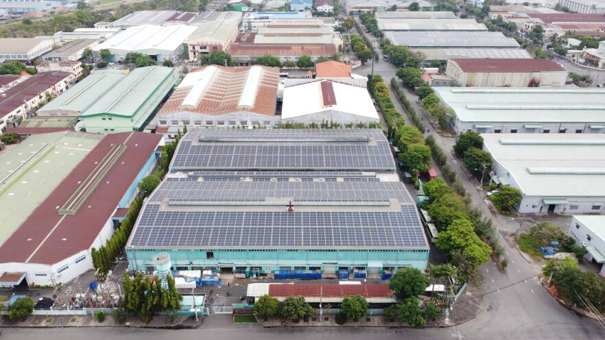 Packaging factory with SolarEdge installation