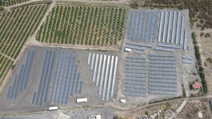 Quarry with SolarEdge installation