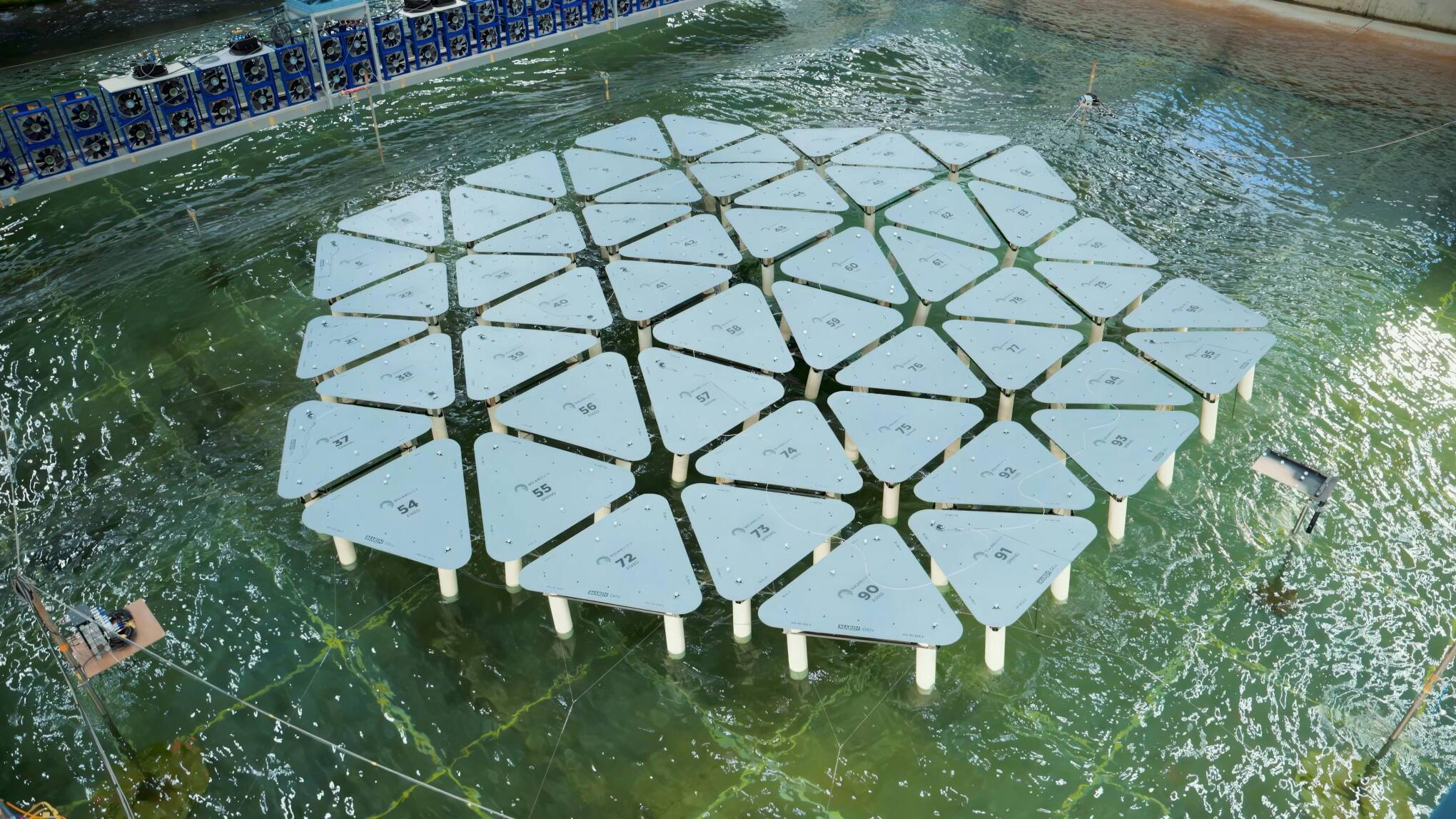 Scale model of 6MWp farm.