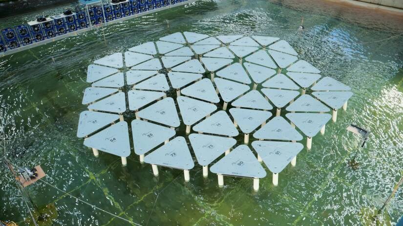 Scale model of 6MWp farm.