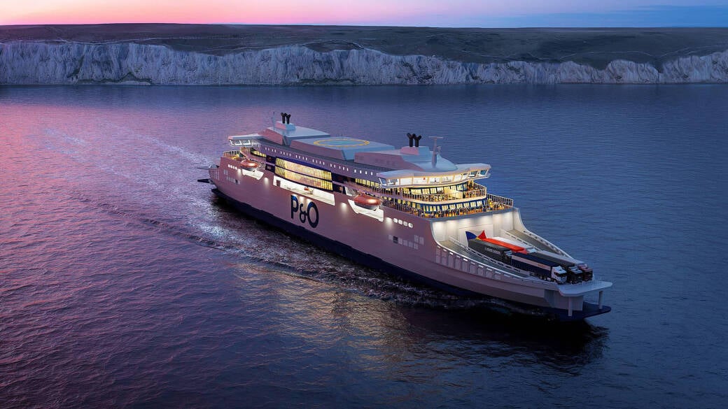 Artist impression. Photo P&O Ferries.