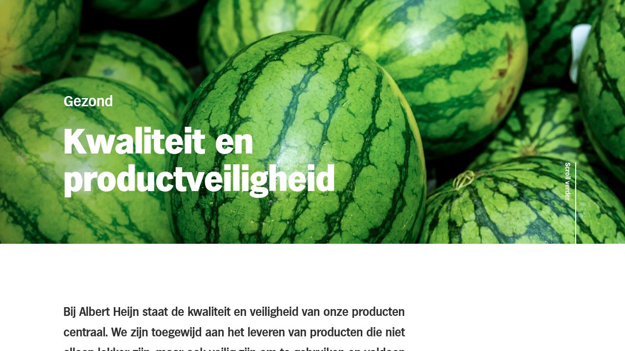Kwaliteit en productveiligheid - Over Ons