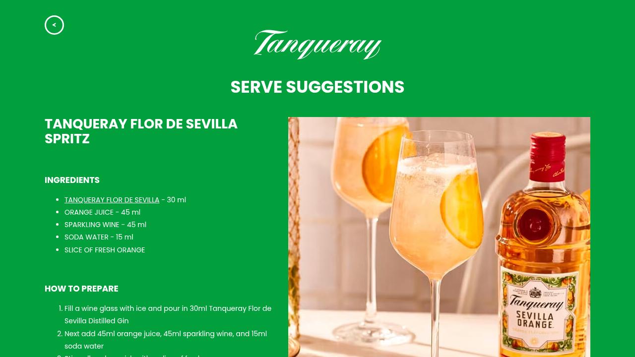 Tanqueray Serve Suggestions - Diageo Hub