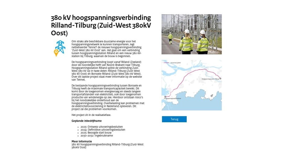 Projectdetailpagina ZL_380 KV Hoogspannings-verbinding Rilland-Tilburg ...