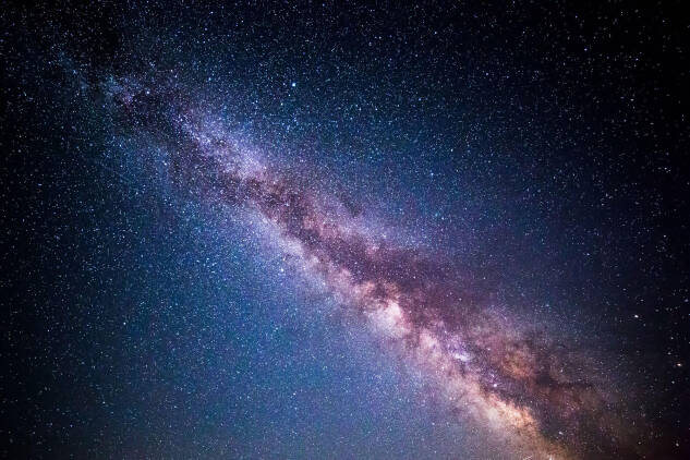 Milky Way in space