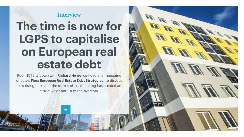 Fiera Real Estate Debt strategies with Richard Howe Private Markets