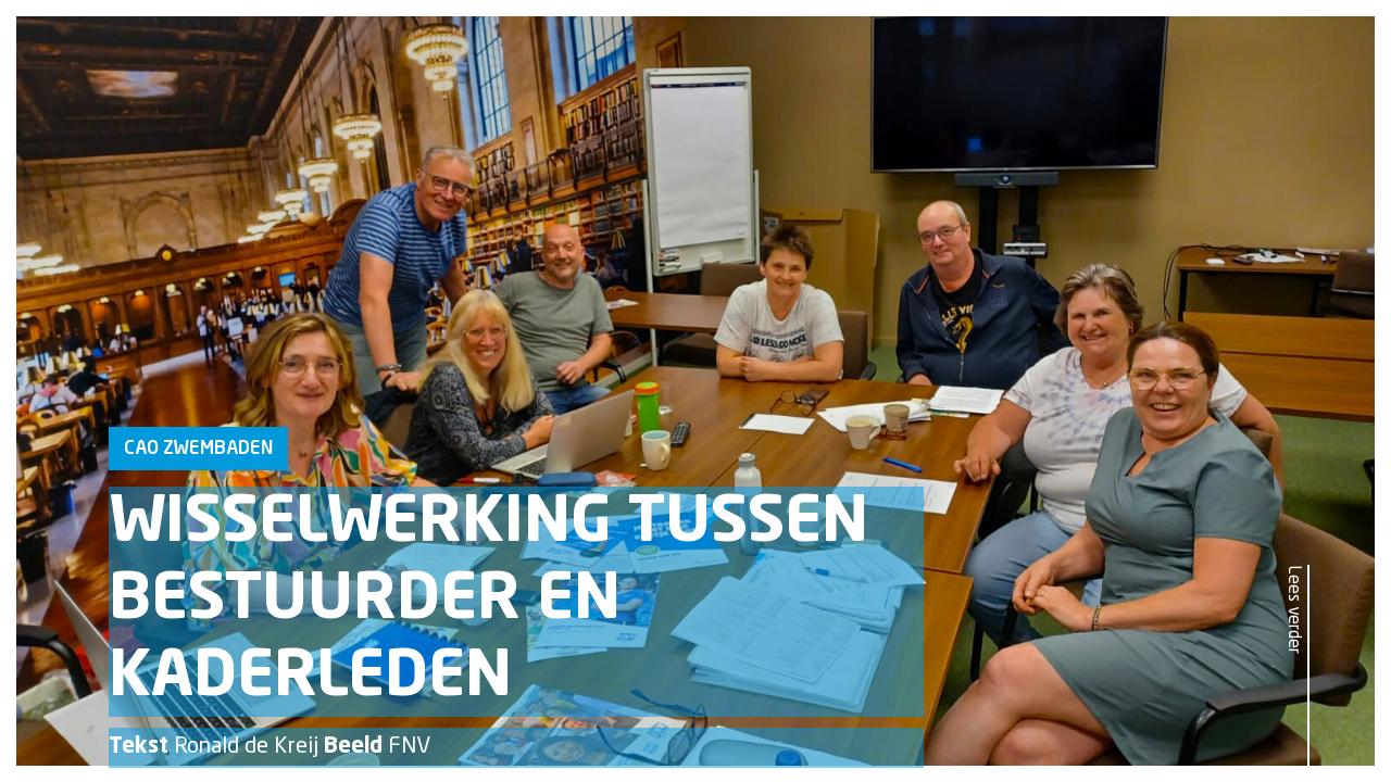 Cao Zwembaden - FNV Magazine Overheid, Zorg & Welzijn #4 | 2024