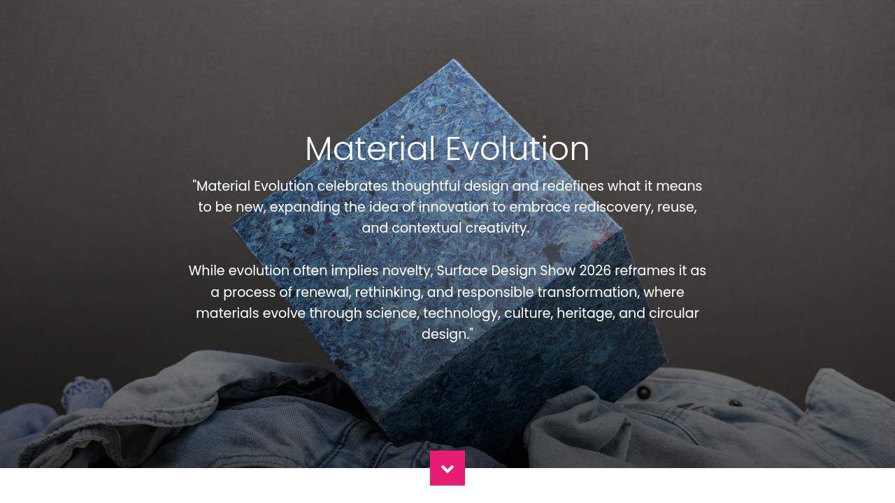 Material Evolution - Surface Design Show 2026 Official Show Preview
