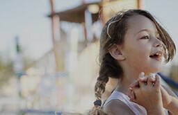 Young girl at Alkimos Beach