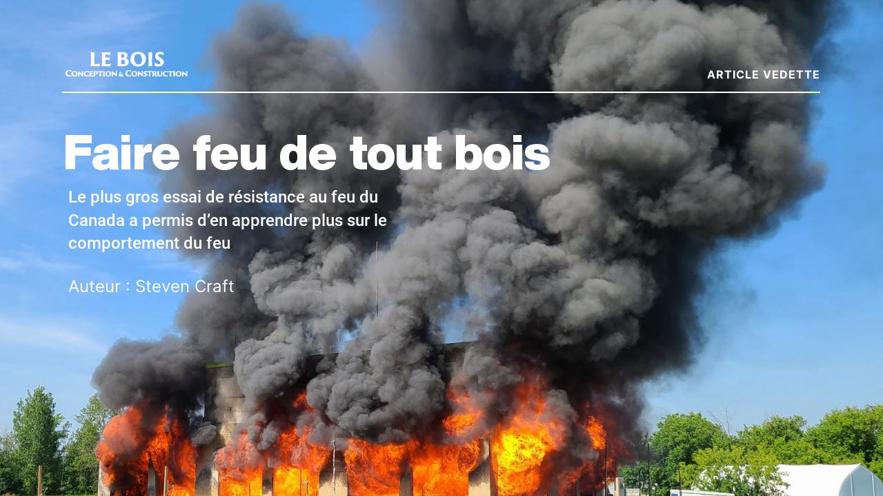 Faire feu de tout bois - La revue Le Bois: Conception & Construction