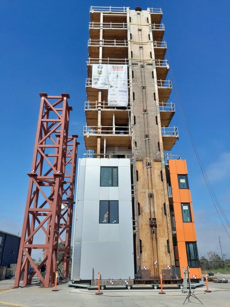 Tall building mid construction