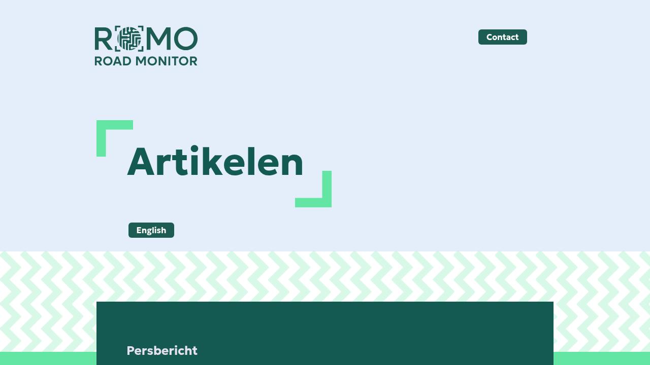 Artikelen - Road Monitor - Innoveren met voertuigdata