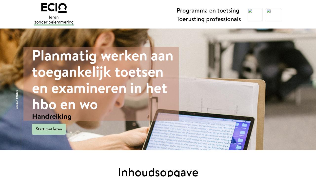 2024-Cover-colofon - Planmatig werken aan toegankelijk toetsen en