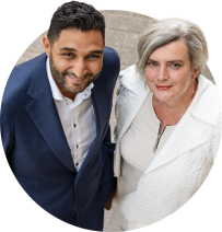 Foto van Raad van Bestuur met Zakaria El-Khetabi en Marion Timmermans