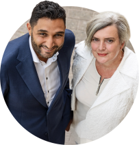 Foto van Raad van Bestuur met Zakaria El-Khetabi en Marion Timmermans