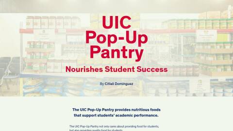 UIC Pop-Up Pantry Nourishes Student Success