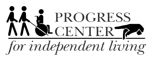 Progress center for independent living logo