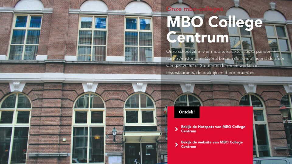 sensor getuige Graf MBO College Centrum - Mbo Amsterdam expeditie