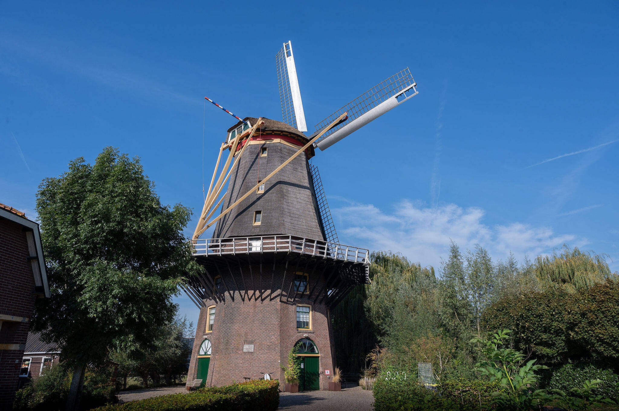 Foto van de molen bij Arkel