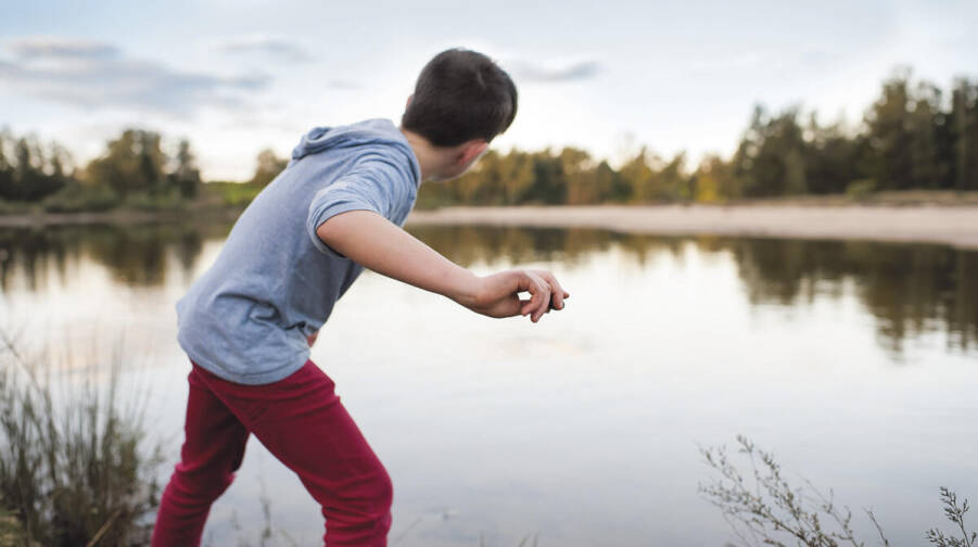 Afbeelding Stone skimming