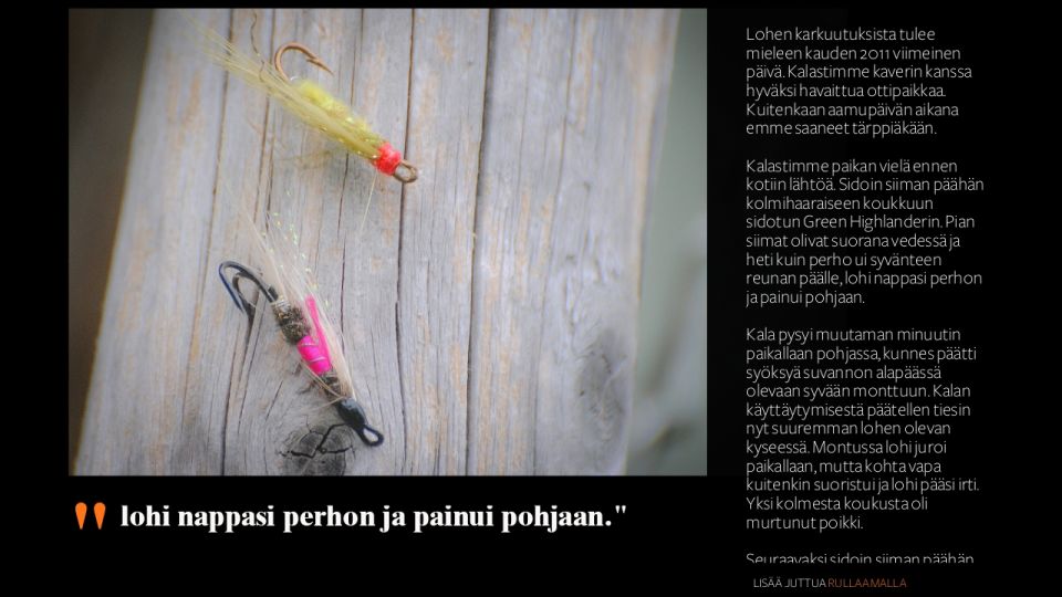 Paikkoja koukku kanssa kaveri