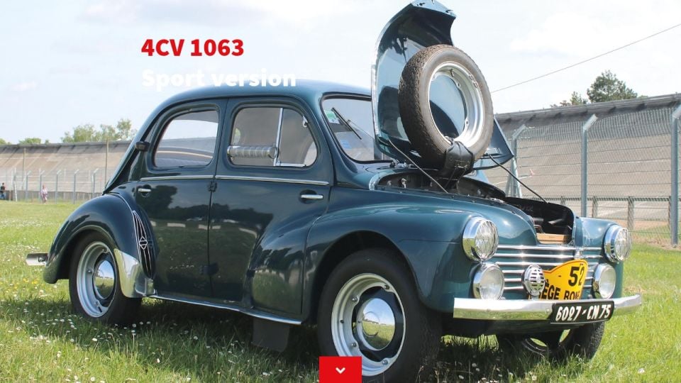 Renault 4cv specs