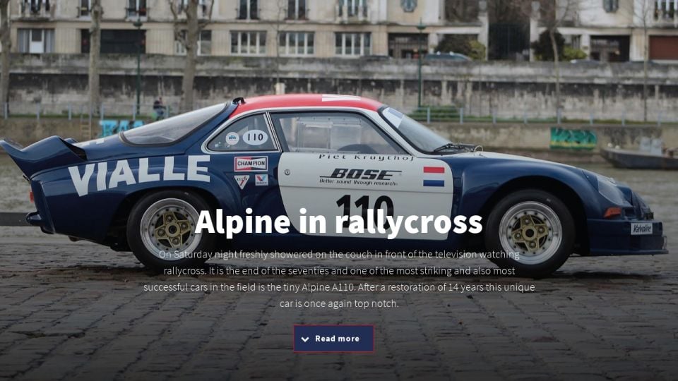 1974 Alpine-Renault A110 B Team Vialle