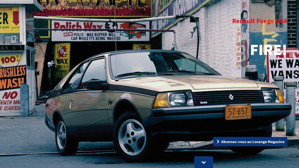 Renault Fuego USA 1982 - Losange Magazine No. 13 printemps 2021