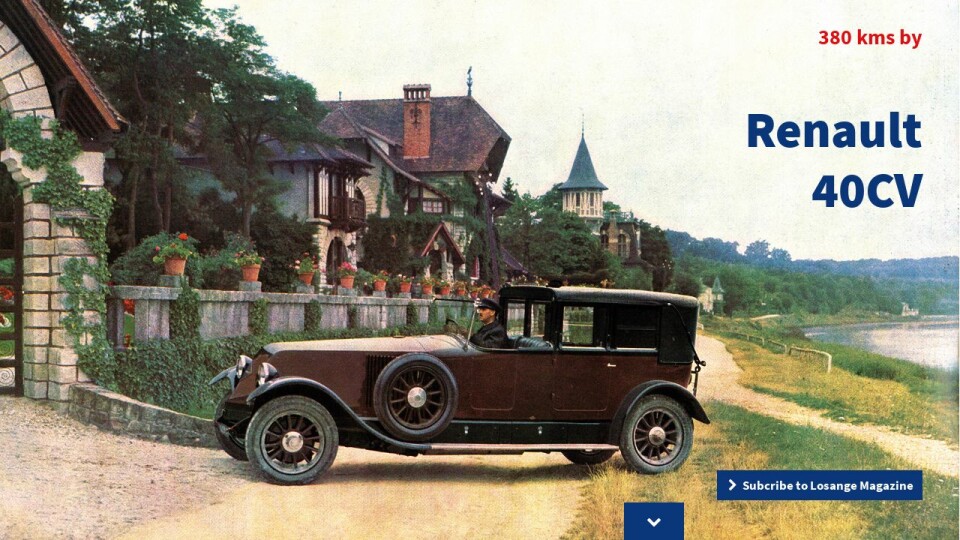Renault 40CV 1925 - Losange Magazine issue 14 summer 2021