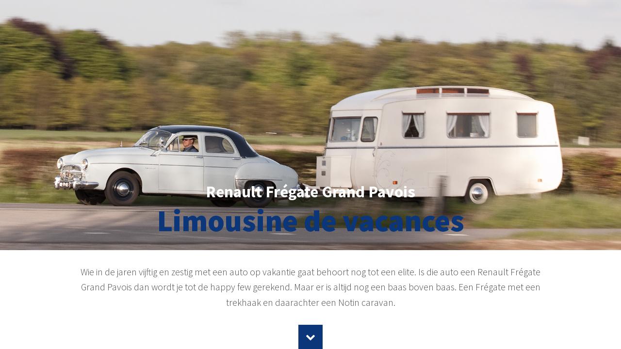 Voiture Miniature Renault Frégate Bicolore, Gris Et Bleu - Grand Pavois Cij 143e 88355071