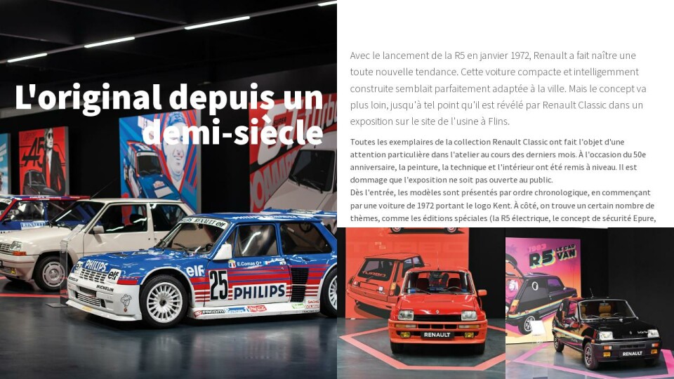 Pin's Renault 5 GT Turbo – Flins – Zamac – Fraisse – Collection Voiture