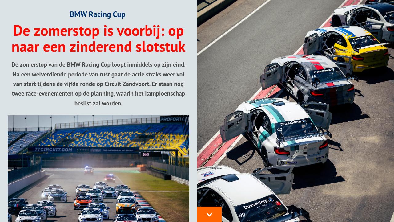 BMW Racing Cup voorbij - KNAF Magazine 90 - September 2025